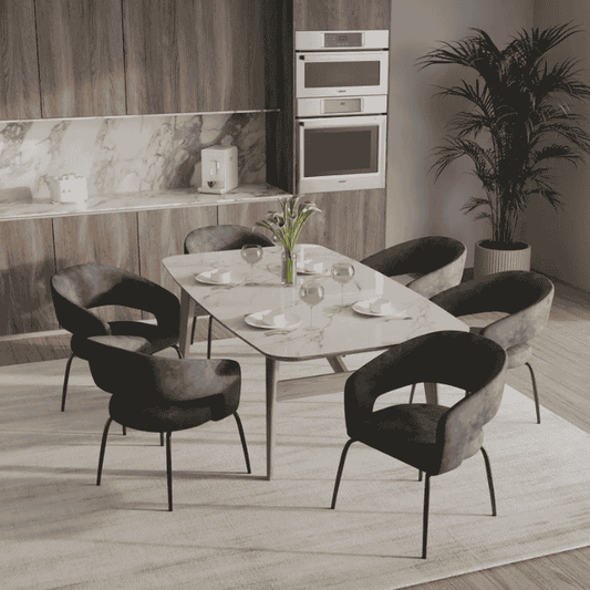 "Discover the Essence of Elegant Dining: LeisureMod Dining Sets"