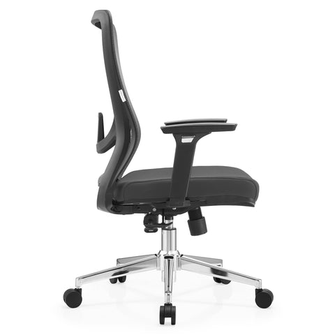 Adorit Series Ergonomic Office Chair with Mesh Back and Upholstered Seat