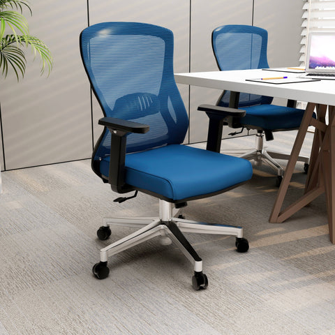 Adorit Series Ergonomic Office Chair with Mesh Back and Upholstered Seat