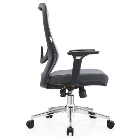 Adorit Series Ergonomic Office Chair with Mesh Back and Upholstered Seat