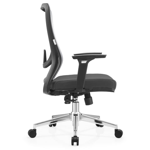 Adorit Series Ergonomic Office Chair with Mesh Back and Upholstered Seat