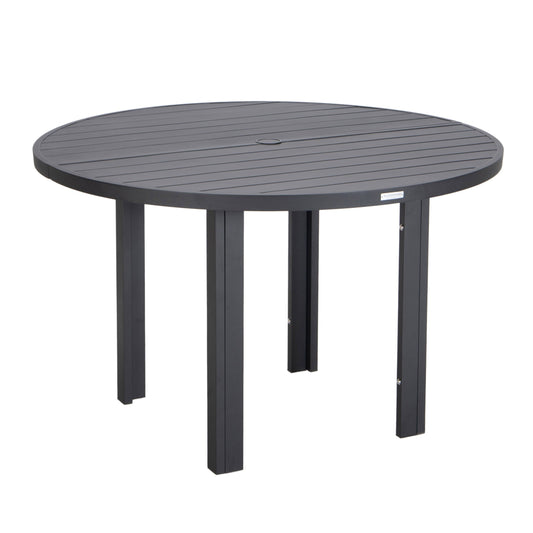 Chelsea 48" & 60" Round Outdoor Aluminum Dining Table For Patio