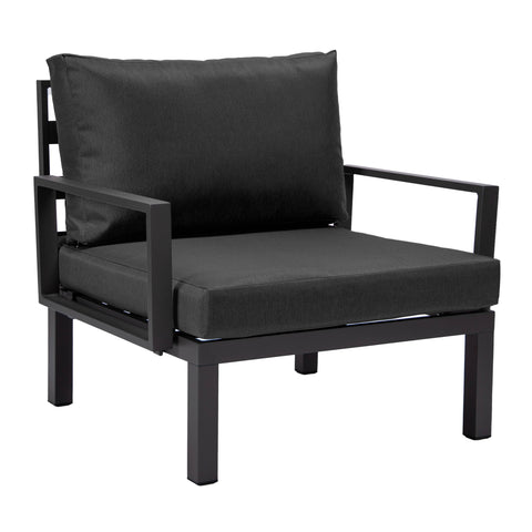 Hamilton 2-Piece Arm Chair Upholstered in Polyester and Powder Coated Aluminum Frame