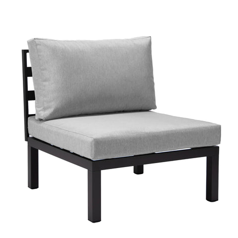 Hamilton 4-Piece Patio Chair Upholstered in Polyester and Powder Coated Aluminum Frame