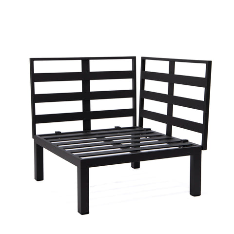 Hamilton Aluminum Patio 2-Piece Corner Seat With Cushions