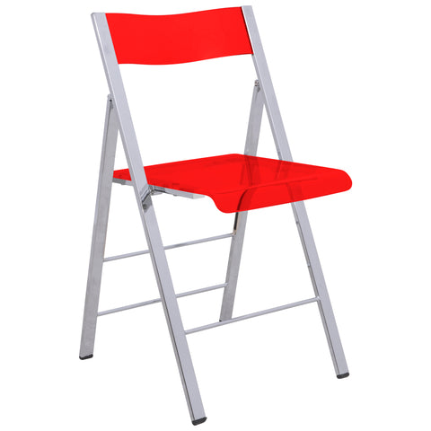 Menno Modern Acrylic Folding Chair