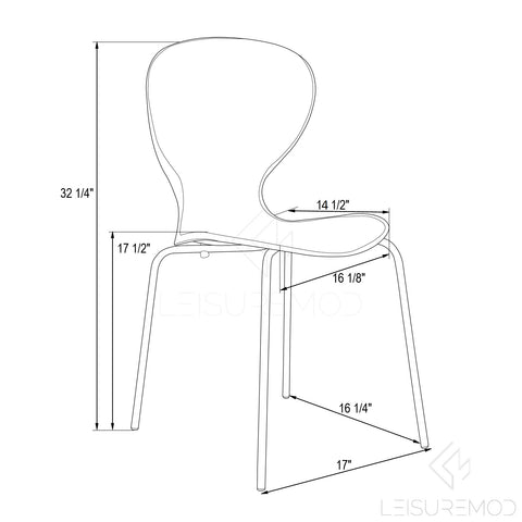 LeisureMod Bristol 5-Piece Dining Set Round White MDF Dining Table and 4 Acrylic Dining Chairs with Chrome Legs