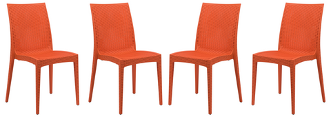 Weave Mace Indoor/Outdoor Dining Chair (Armless)