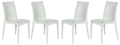 Weave Mace Indoor/Outdoor Dining Chair (Armless)