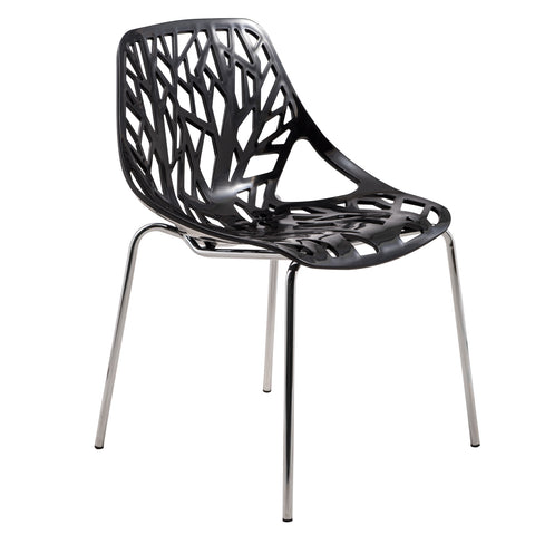 Asbury Modern Forest Design Dining Side Chair