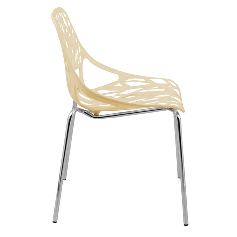 Asbury Modern Forest Design Dining Side Chair