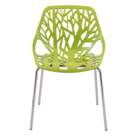 Asbury Modern Forest Design Dining Side Chair