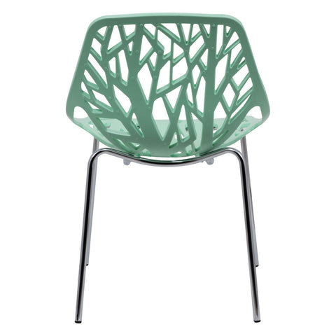Asbury Modern Forest Design Dining Side Chair