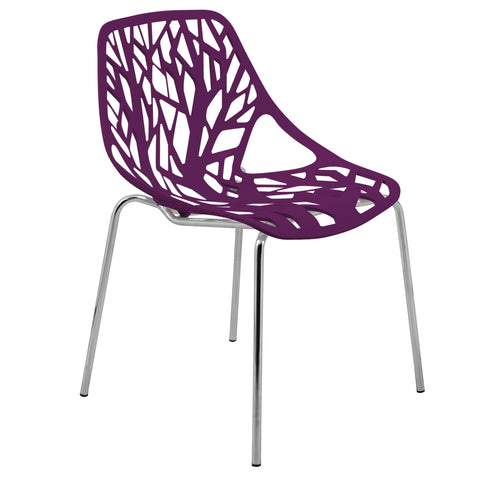 Asbury Modern Forest Design Dining Side Chair