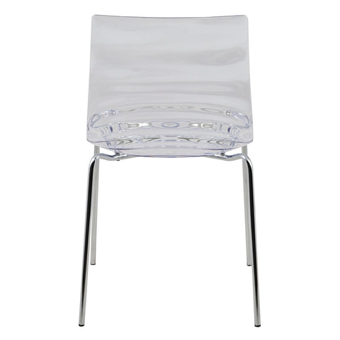 Astor Water Ripple Design Dining Chair Set of 2