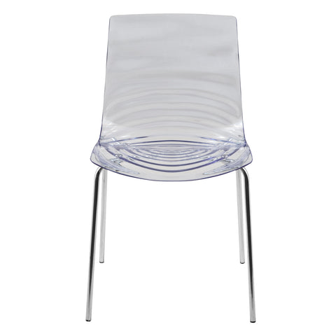 Astor Water Ripple Design Dining Chair Set of 4