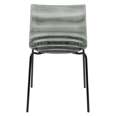 Astor Dining Chair Modern ABS Plastic Side Chair with Stainless-Steel Legs