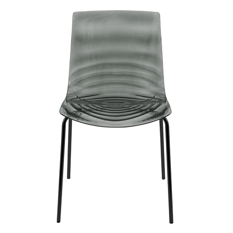 Astor Dining Chair Modern ABS Plastic Side Chair with Stainless-Steel Legs