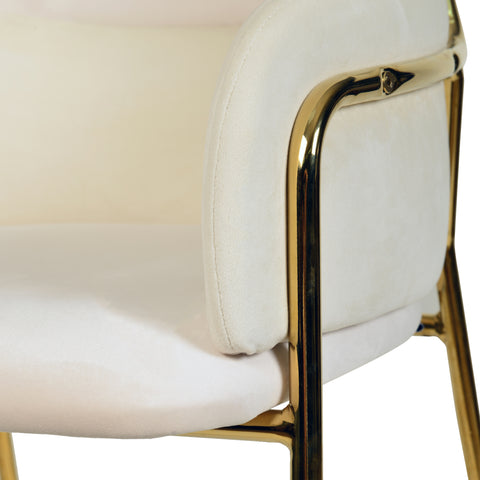 Axis 40" Bar Stool with Ergonomic Design, Powder-Coated Base, and Footrest in Black/Gold