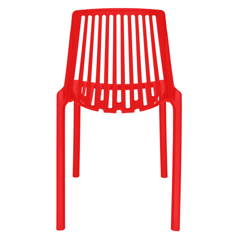 LeisureMod Acken Plastic Stackable Dining Chair