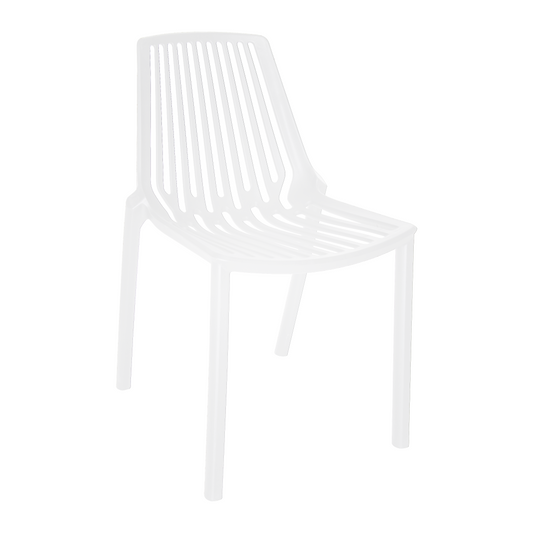 LeisureMod Acken Plastic Stackable Dining Chair