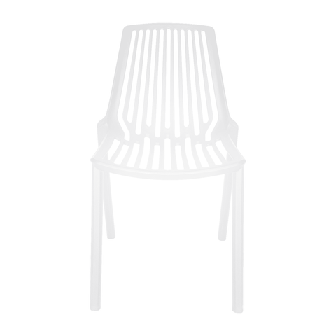 Acken Mid-Century Modern Plastic Dining Chair