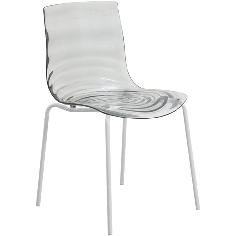 Astor Dining Chair Modern ABS Plastic Side Chair with Stainless-Steel Legs