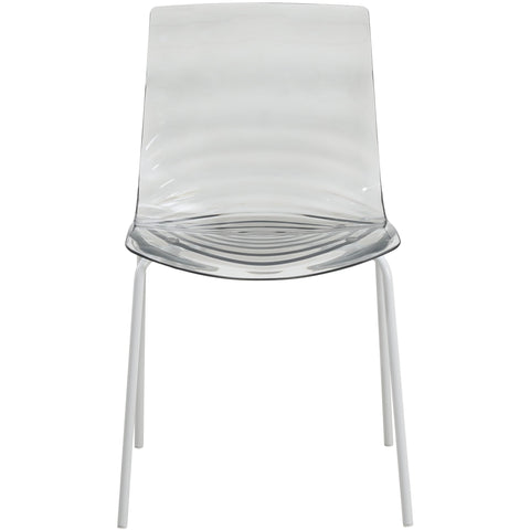 Astor Dining Chair Modern ABS Plastic Side Chair with Stainless-Steel Legs