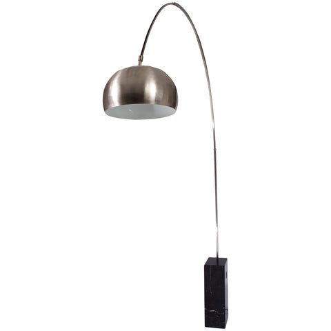 Arco Modern Floor Lamp with Marble Cube Base