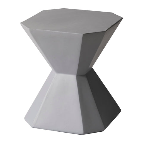 Azure Side Table Round Fiberstone Accent Table