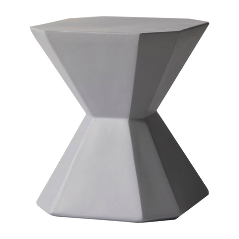 Azure Side Table Round Fiberstone Accent Table