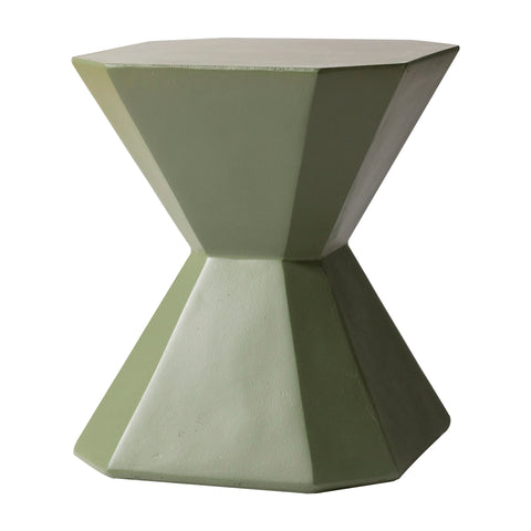 Azure Side Table Round Fiberstone Accent Table