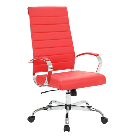 Benmar High-Back Leather Adjustable Office Conference Chair