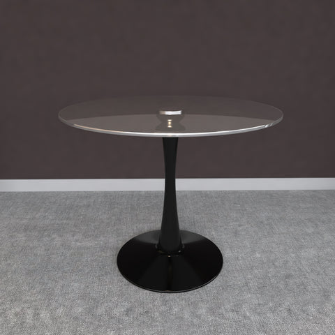 Bristol Round Dining Table Collection in Black Steel