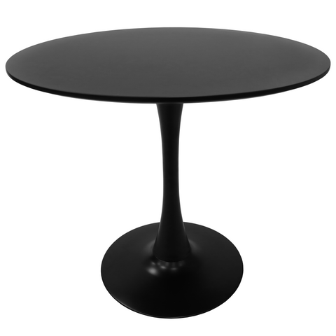 Bristol Round Dining Table Collection in Black Steel