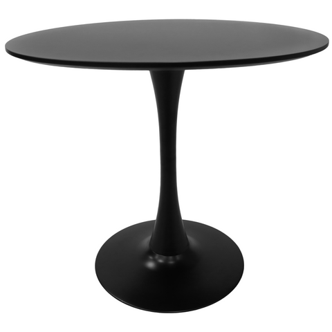 Bristol Round Dining Table Collection in Black Steel