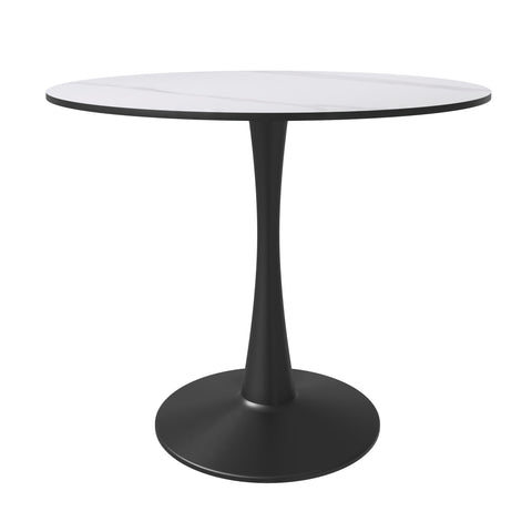 Bristol Round Dining Table Collection in Black Steel