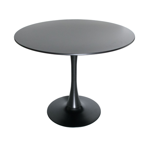 Bristol Round Dining Table Collection in Black Steel