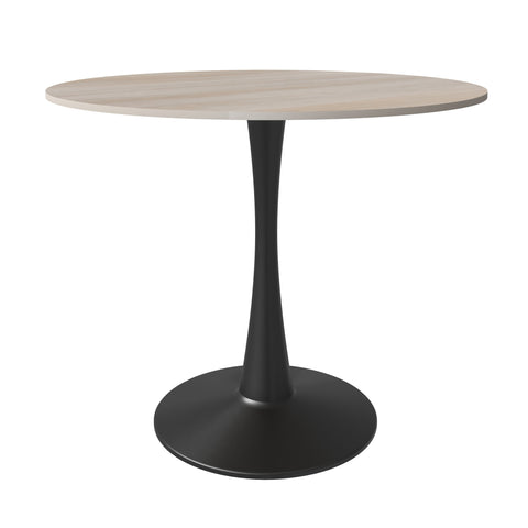 Bristol Round Dining Table Collection in Black Steel