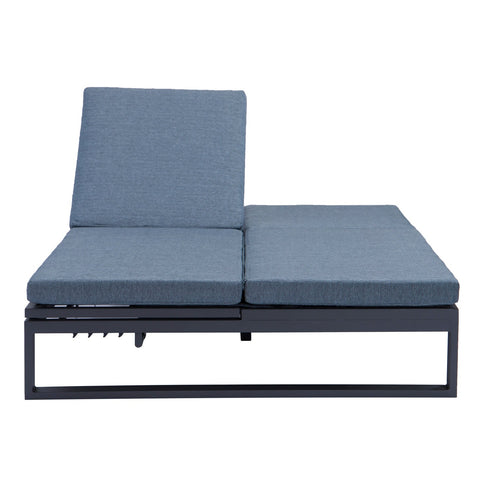 Chelsea Convertible Double Chaise Lounge Chair & Sofa With Cushions
