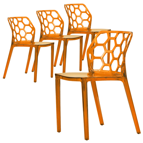 Modern Dynamic Dining Chair Set of 4