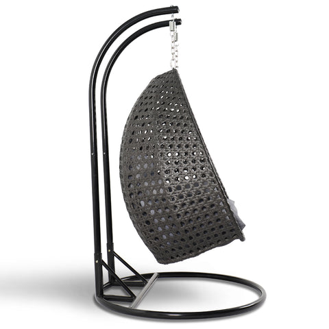 Modern Wicker Hanging Double Seater Egg Swing Chair