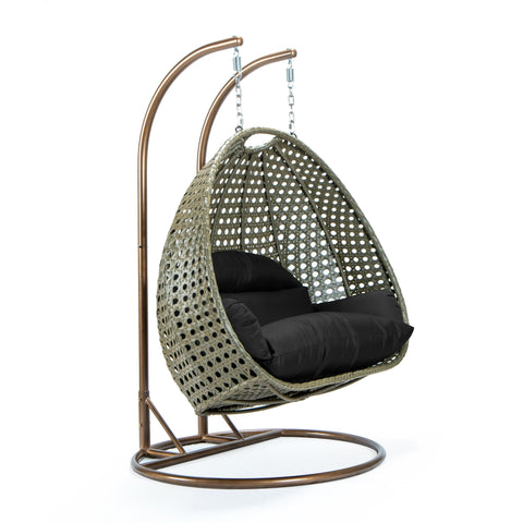 Modern Wicker Hanging Double Seater Egg Swing Chair