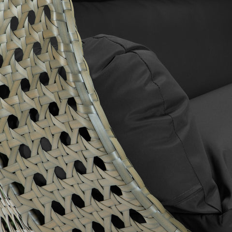 Modern Wicker Hanging Double Seater Egg Swing Chair