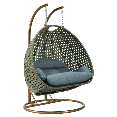 Modern Wicker Hanging Double Seater Egg Swing Chair