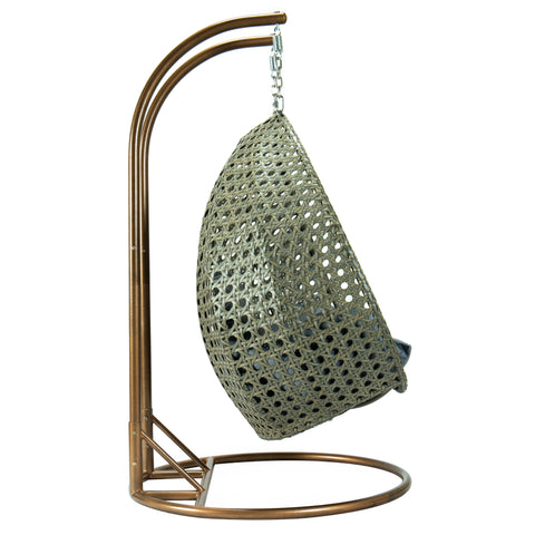 Modern Wicker Hanging Double Seater Egg Swing Chair