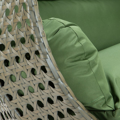 Modern Wicker Hanging Double Seater Egg Swing Chair