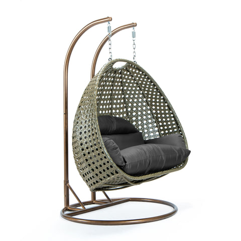 Modern Wicker Hanging Double Seater Egg Swing Chair