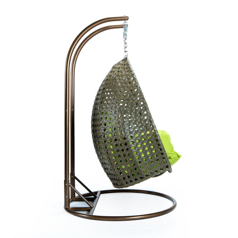 Modern Wicker Hanging Double Seater Egg Swing Chair