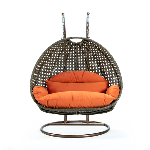 Modern Wicker Hanging Double Seater Egg Swing Chair